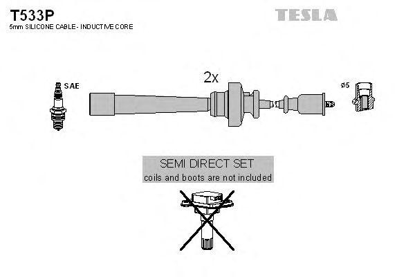 Провода высоковольтные TESLA, T533P