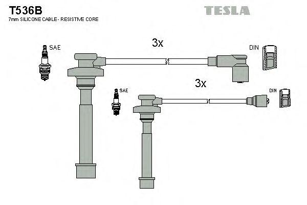 Провода высоковольтные TESLA, T536B