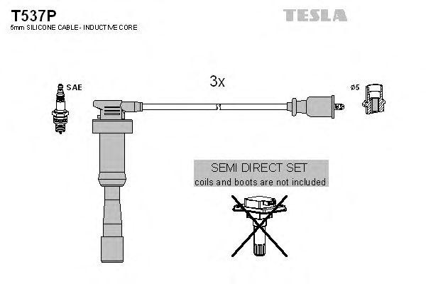 Провода высоковольтные TESLA, T537P