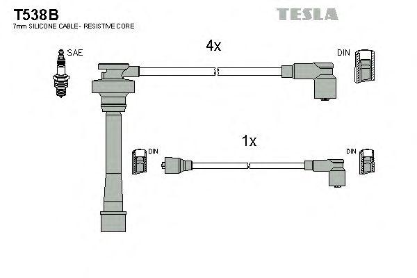 Провода высоковольтные TESLA, T538B