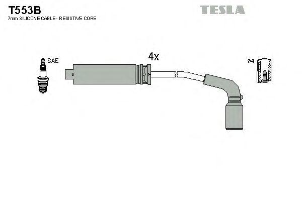 Провода высоковольтные TESLA, T553B