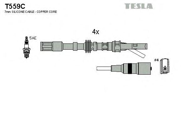 Провода высоковольтные TESLA, T559C