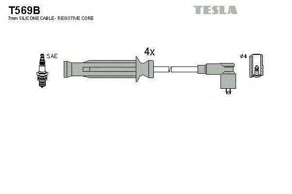 Провода высоковольтные TESLA, T569B