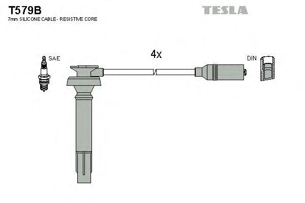Комплект проводов TESLA, T579B