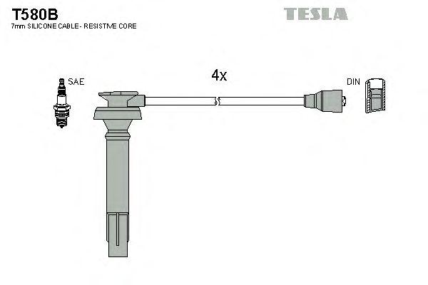 Провода высоковольтные TESLA, T580B