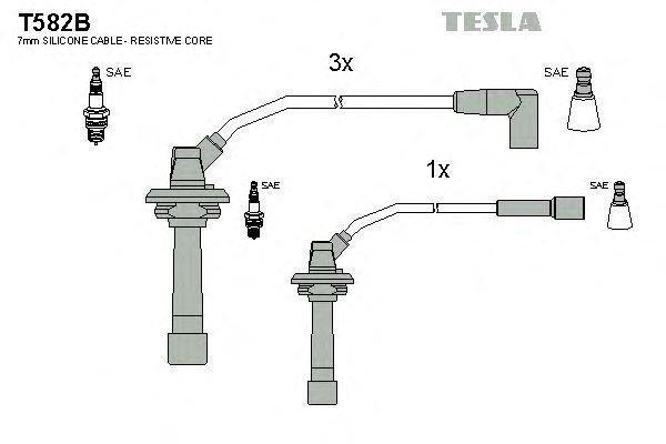 Провода высоковольтные TESLA, T582B