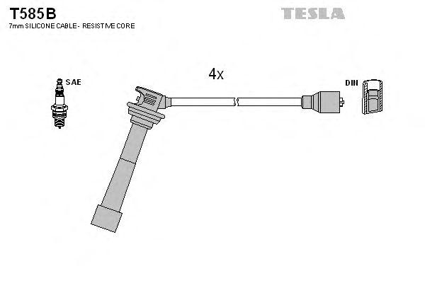 Комплект проводов TESLA, T585B