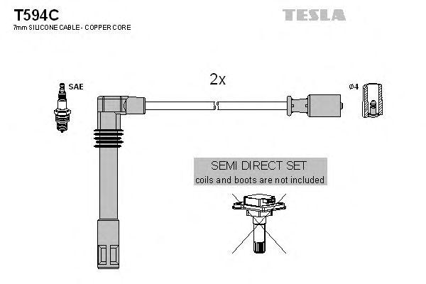 Комплект проводов TESLA, T594C