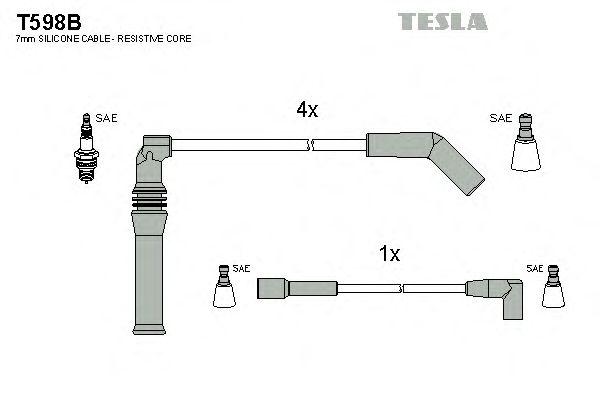Провода высоковольтные TESLA, T598B
