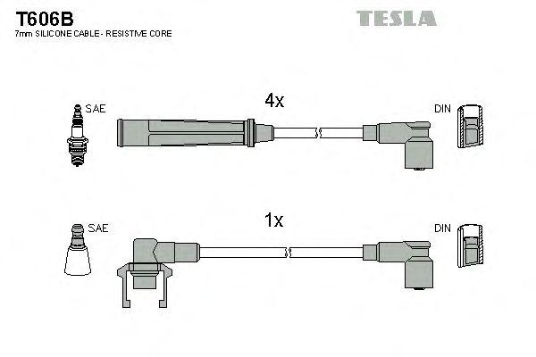 Провода высоковольтные TESLA, T606B