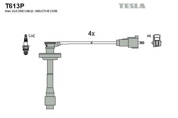 Провода высоковольтные TESLA, T613P