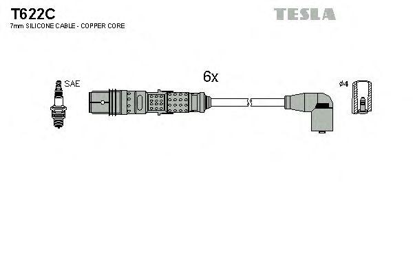 Комплект проводов TESLA, T622C