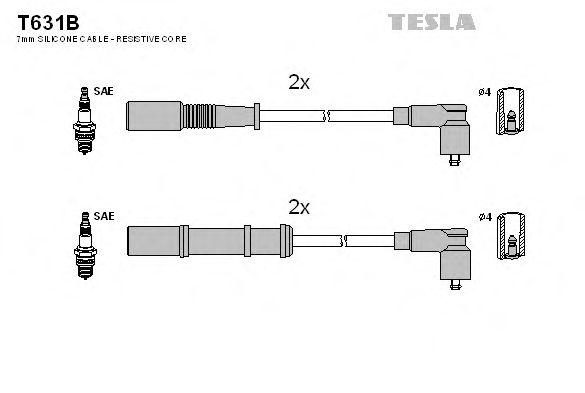 Провода высоковольтные TESLA, T631B