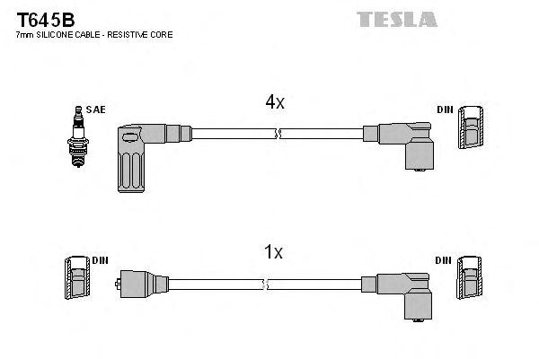 Провода высоковольтные TESLA, T645B