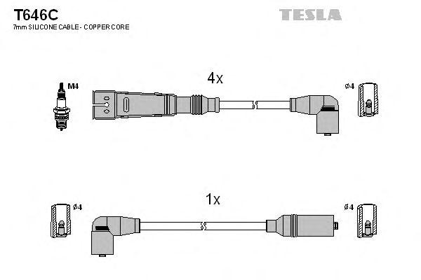 Провода высоковольтные TESLA, T646C