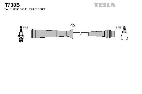 Комплект проводов TESLA, T708B