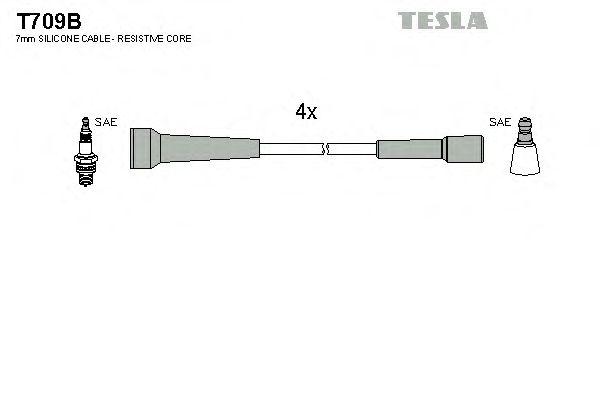 Комплект проводов TESLA, T709B