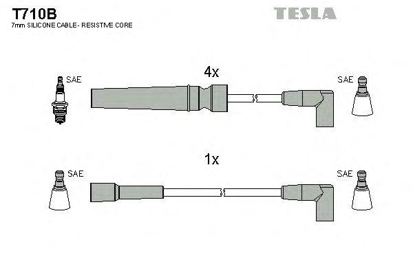 Комплект проводов TESLA, T710B