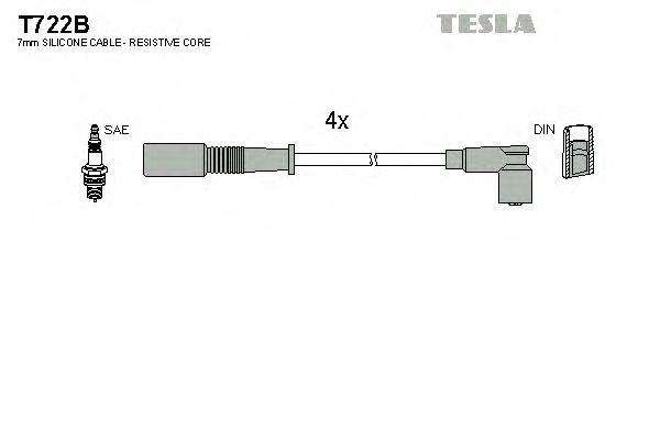 Комплект проводов TESLA, T722B