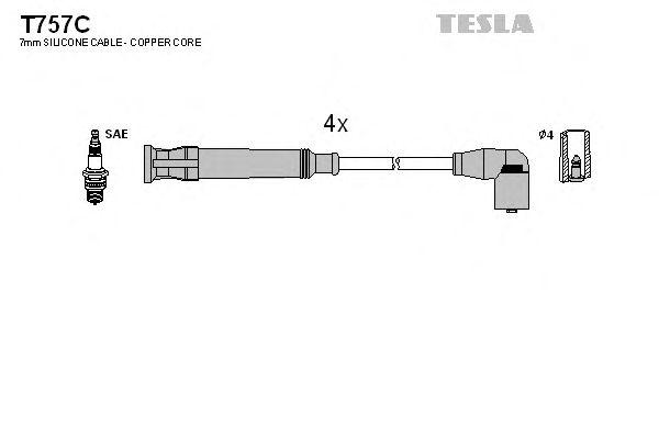 Комплект проводов TESLA, T757C