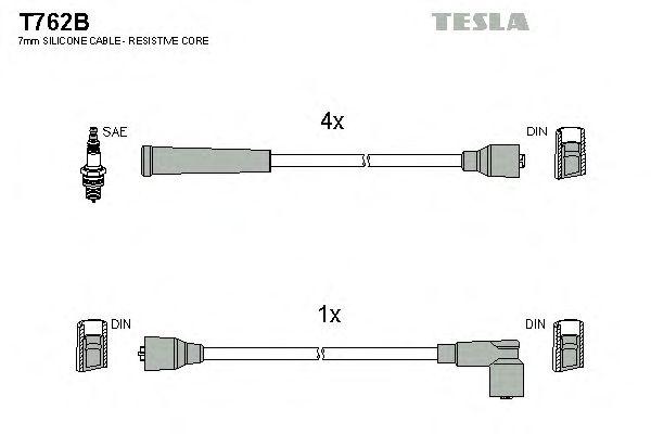 Провода высоковольтные TESLA, T762B