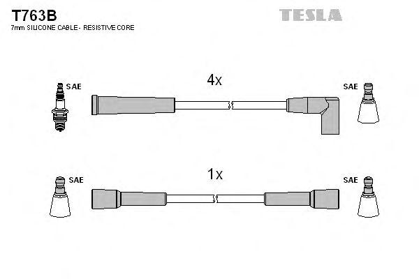 Комплект проводов TESLA, T763B