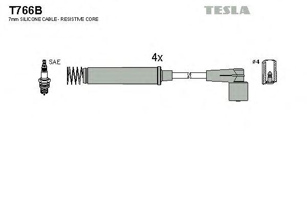 Провода высоковольтные TESLA, T766B