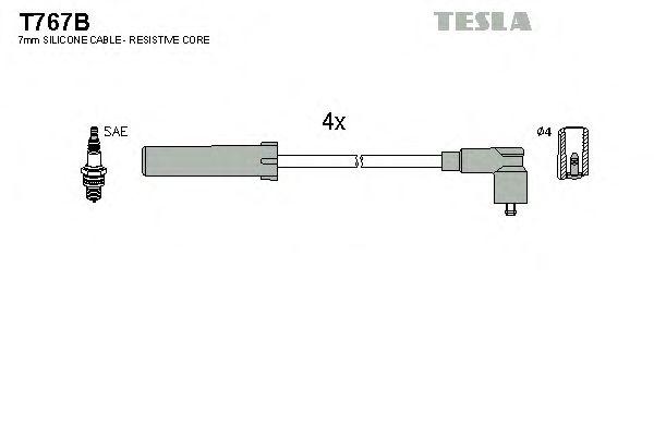Комплект проводов TESLA, T767B