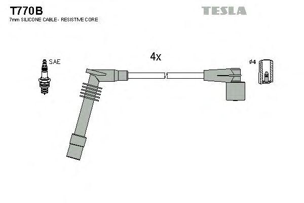 Провода высоковольтные TESLA, T770B