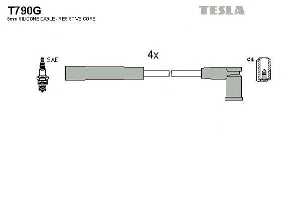 Провода высоковольтные TESLA, T790G