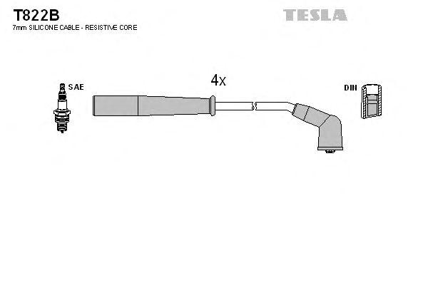 Комплект проводов TESLA, T822B