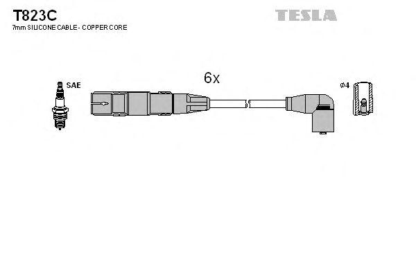 Комплект проводов TESLA, T823C