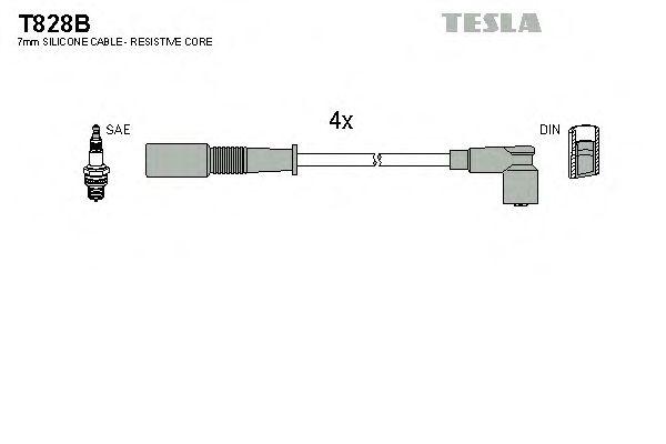 Провода высоковольтные TESLA, T828B
