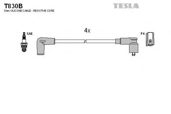 Провода высоковольтные TESLA, T830B