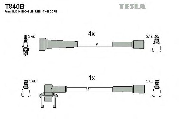 Комплект проводов TESLA, T840B