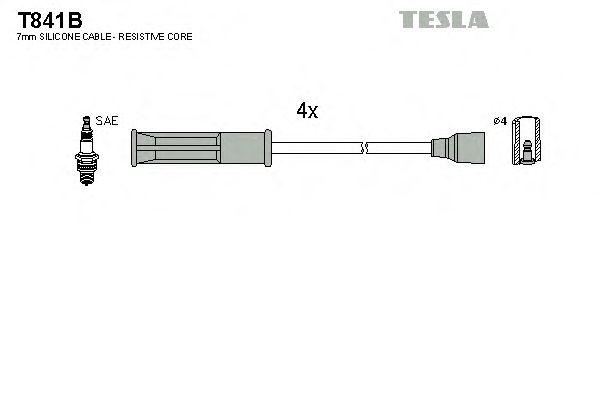 Комплект проводов TESLA, T841B