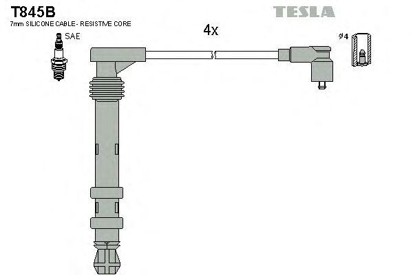Комплект проводов TESLA, T845B