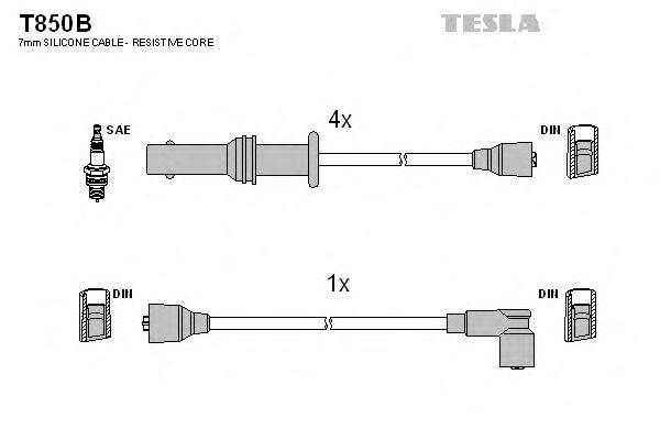 Провода высоковольтные TESLA, T850B