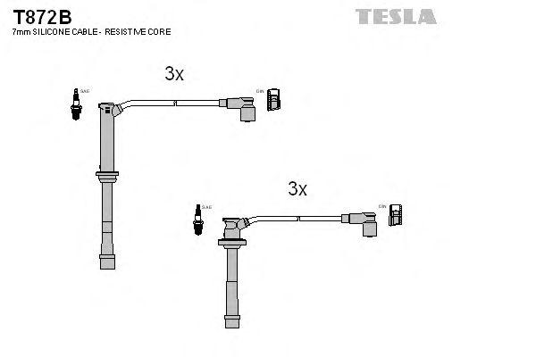 Комплект проводов TESLA, T872B