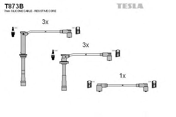 Провода высоковольтные TESLA, T873B