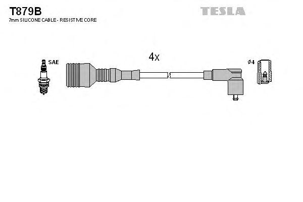 Провода высоковольтные TESLA, T879B