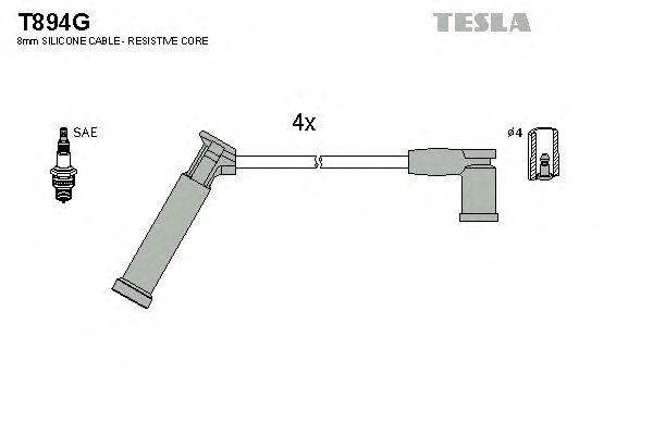 Провода высоковольтные TESLA, T894G