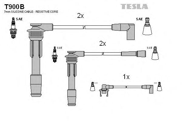 Провода высоковольтные TESLA, T900B