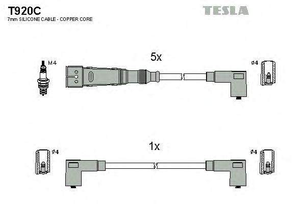 Провода высоковольтные TESLA, T920C