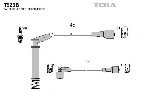 Провода высоковольтные TESLA, T929B