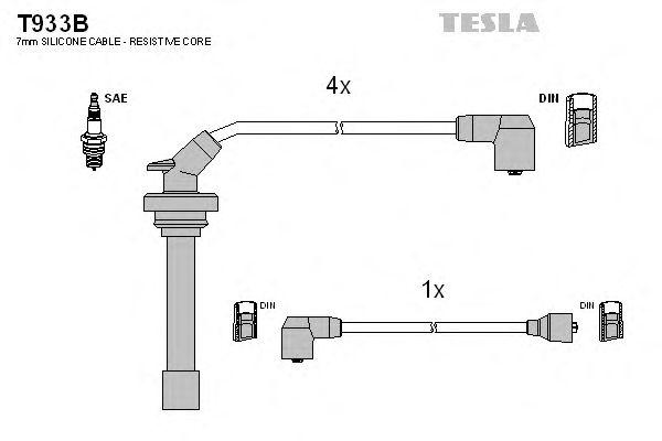 Провода высоковольтные TESLA, T933B