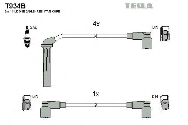 Провода высоковольтные TESLA, T934B