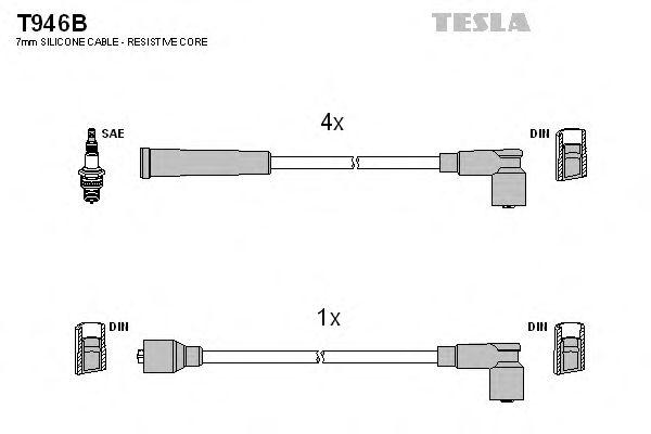 Провода высоковольтные TESLA, T946B