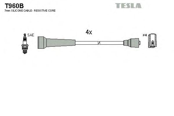Комплект проводов TESLA, T960B