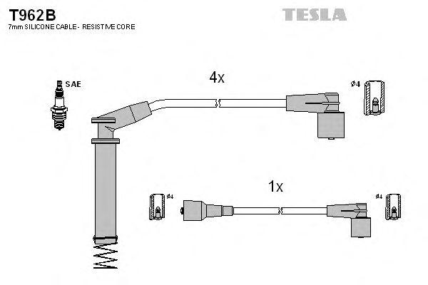 Провода высоковольтные TESLA, T962B